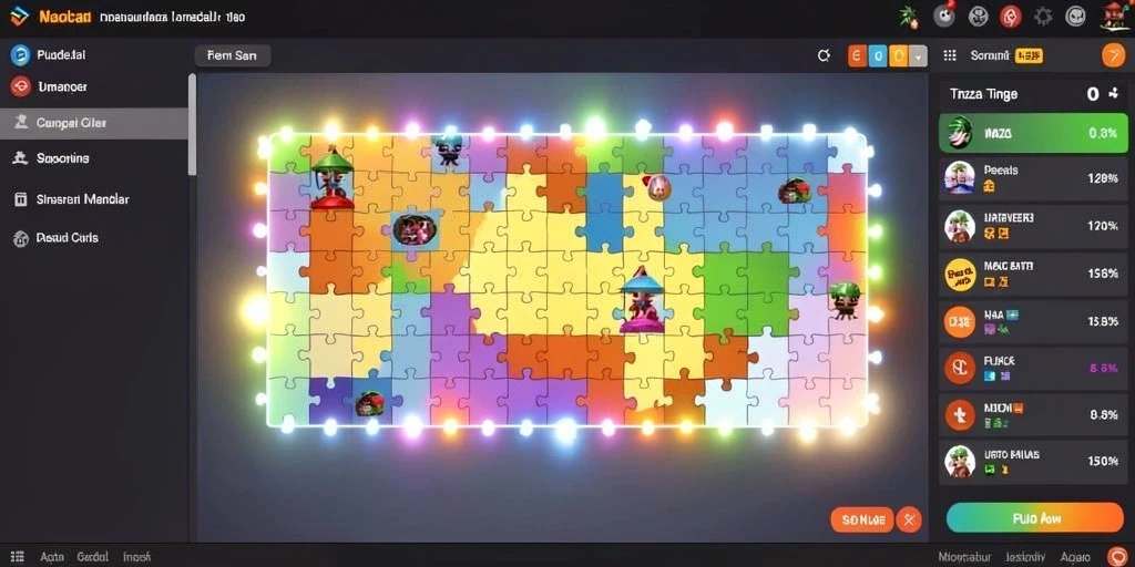 dewanusa - Screenshot menampilkan level dengan tantangan unik.