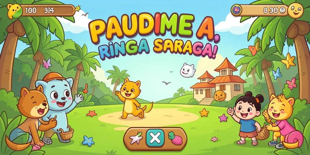 jin33 - Gambar karakter utama dalam JIN33 yang penuh warna.