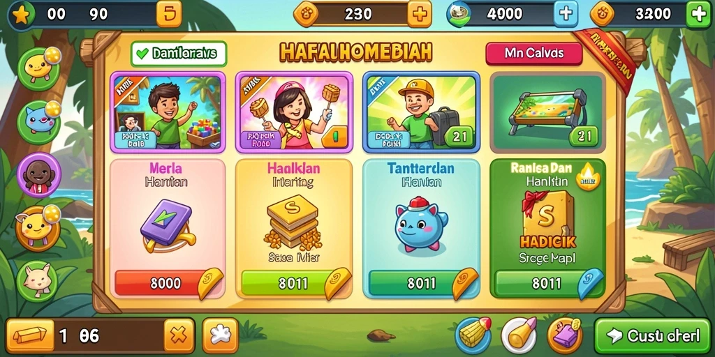 zk3 - Beragam karakter yang dapat dipilih sesuai selera.